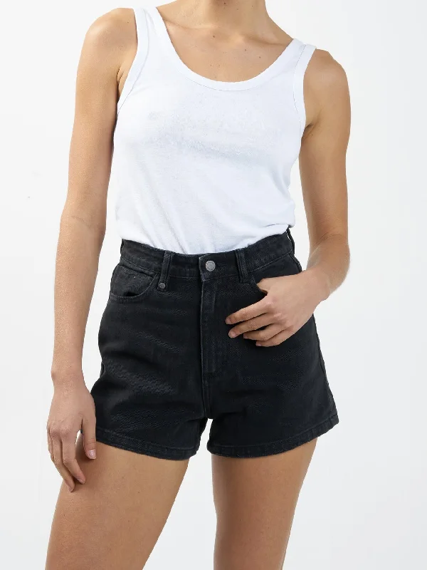 To great jeans stylist in 2025.Erica Short - Clean Hem - Dusk Black
