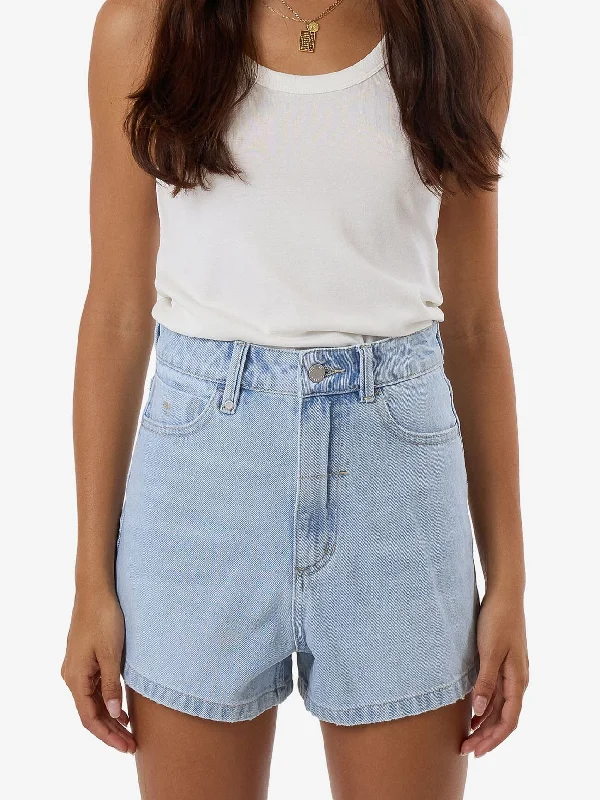 Often Plus a great fabric to style for denim -Erica Short - Light Ash Blue