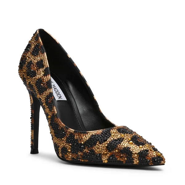 Versatile Dress Heels for Formal and Casual Wear---EVELYN-R LEOPARD