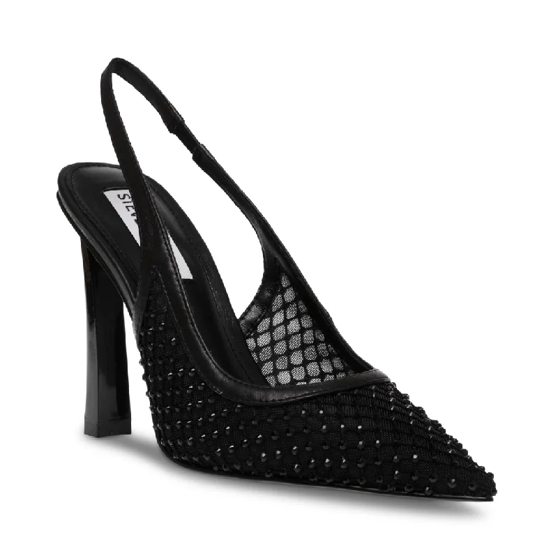 Versatile Dress Heels for Formal and Casual Wear---FETE-M BLACK