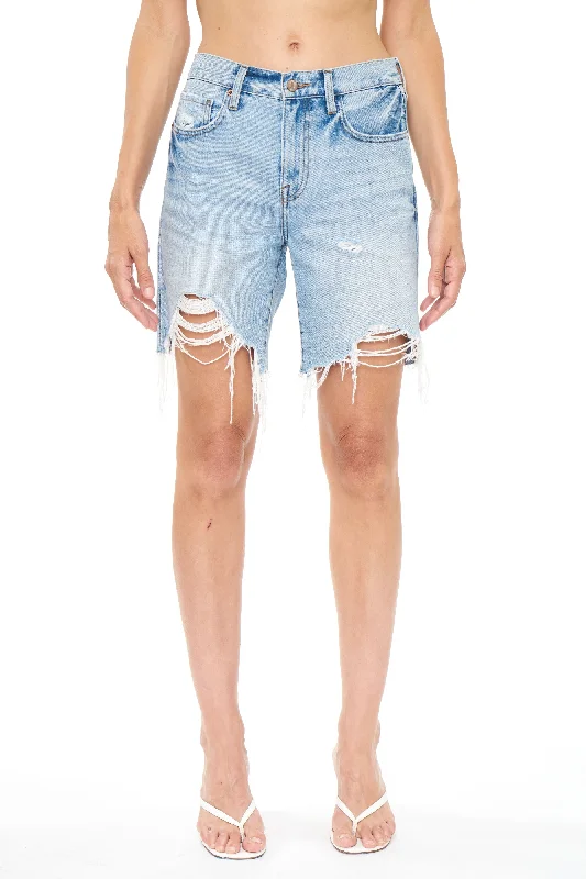 Women's denim shorts with top styles fits :Kelly 90'S Skater Short - Nelson