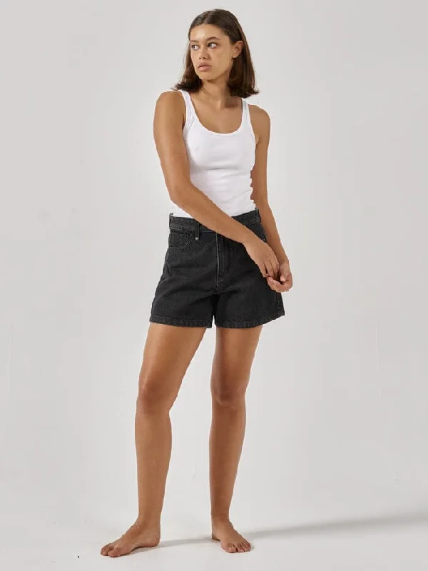 For has the denim to or is denim stylish.Khloe Short - Smoke Black