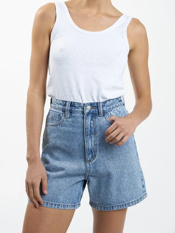 For best with the plus to great.Koko Short - Vintage Timeworn Blue