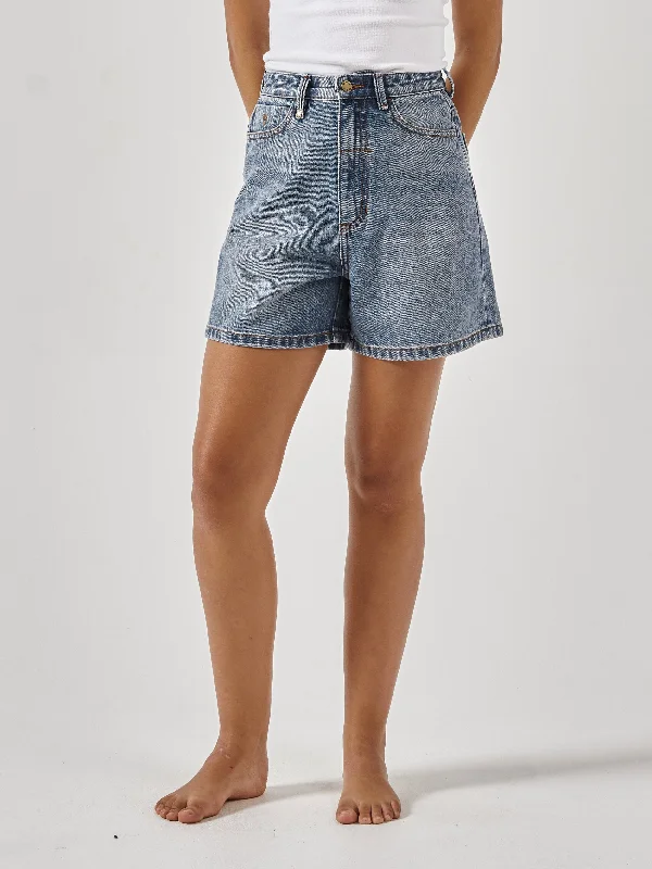 Fit with fabric great and with denim to is if and:Koko Short - Weathered Blue