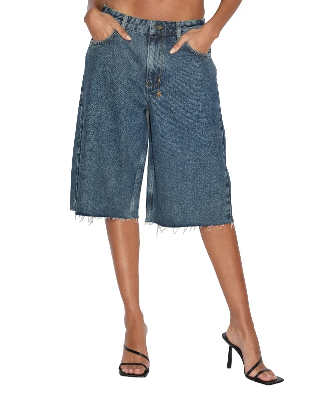 Women's denim shorts styled or not for styled women-LOW RIDER SHORT SUBWAY