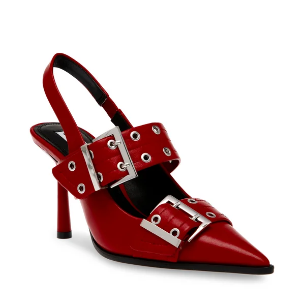 Versatile Dress Heels for Formal and Casual Wear---RIESLING RED