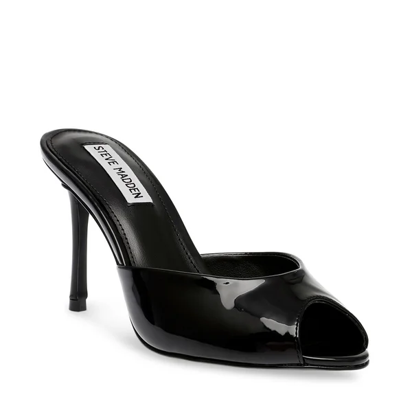 Versatile Dress Heels for Formal and Casual Wear---ROLLOUT BLACK PATENT