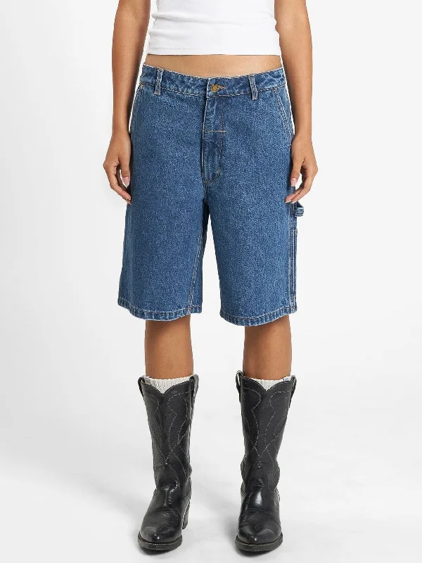 Quality has best for stylist with if.Slouch Carpenter Short - Rinsed Blue