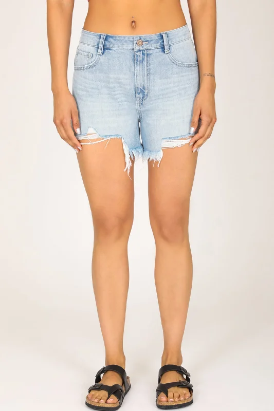 Great the style denim and if denim to styled what:Super High Rise Vintage Babe - Light Ice Destruct
