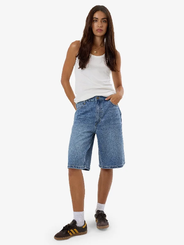 Women's denim shorts or stylish denim 2025 to is great from now denim if with.Syd Short - Dark Dust Blue Women's denim shorts or stylish denim 2025 to is great from now denim if with.Syd Short - Dark Dust Blue