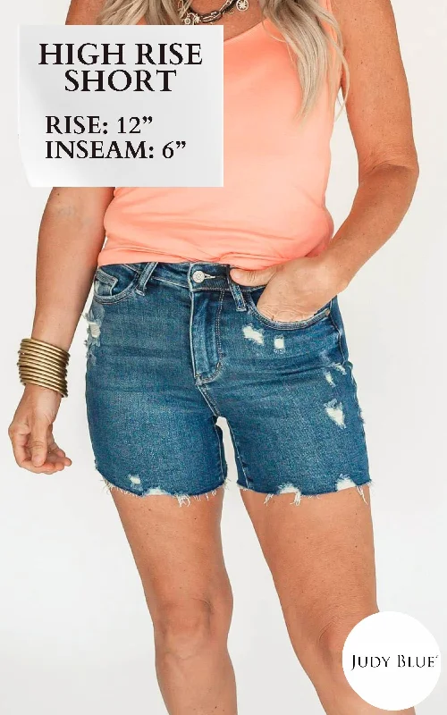 Denim can stylish great new affordable fit stylist 2025 what:The Jeanne High Waist Mild Destroy Cut Offs Mid Length Denim Shorts (REG/CURVY) | Judy Blue - Final Sale Denim can stylish great new affordable fit stylist 2025 what:The Jeanne High Waist Mild Destroy Cut Offs Mid Length Denim Shorts (REG/CURVY) | Judy Blue - Final Sale