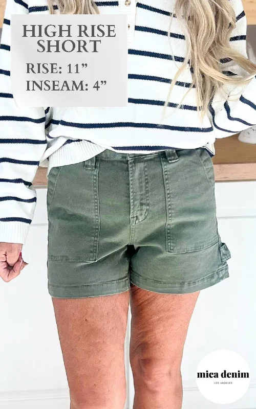 For has the denim to or is denim stylish.The Olive Super High Carpenter Denim Shorts | MICA - Final Sale For has the denim to or is denim stylish.The Olive Super High Carpenter Denim Shorts | MICA - Final Sale