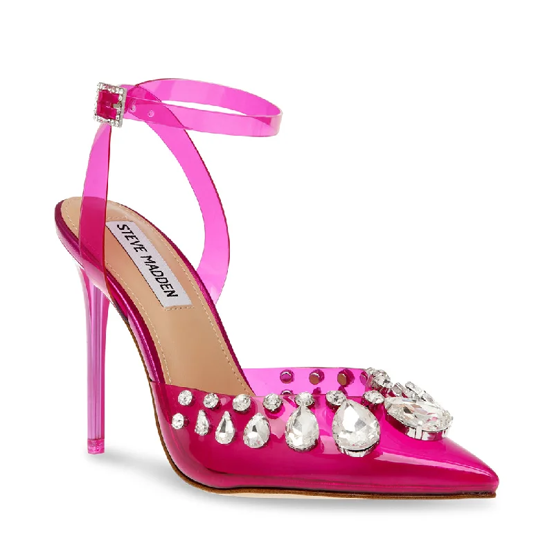 Versatile Dress Heels for Formal and Casual Wear---VAMPED  FUCHSIA