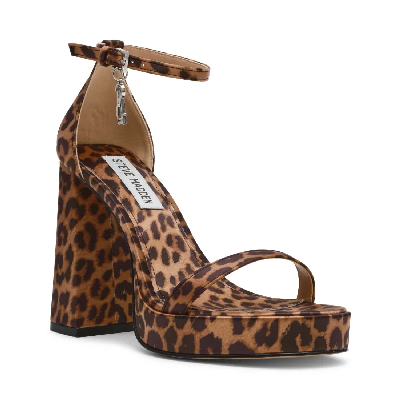 VERONIKA LEOPARD SATINAffordable Satin Heels with a Luxe Touch