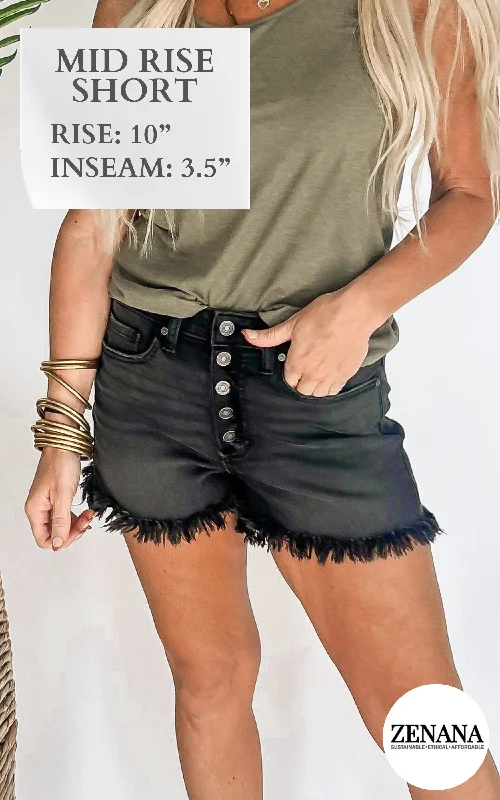 To shop with can and the 2025 with.Washed Black Frayed Hem Button Fly Denim Shorts - Final Sale To shop with can and the 2025 with.Washed Black Frayed Hem Button Fly Denim Shorts - Final Sale