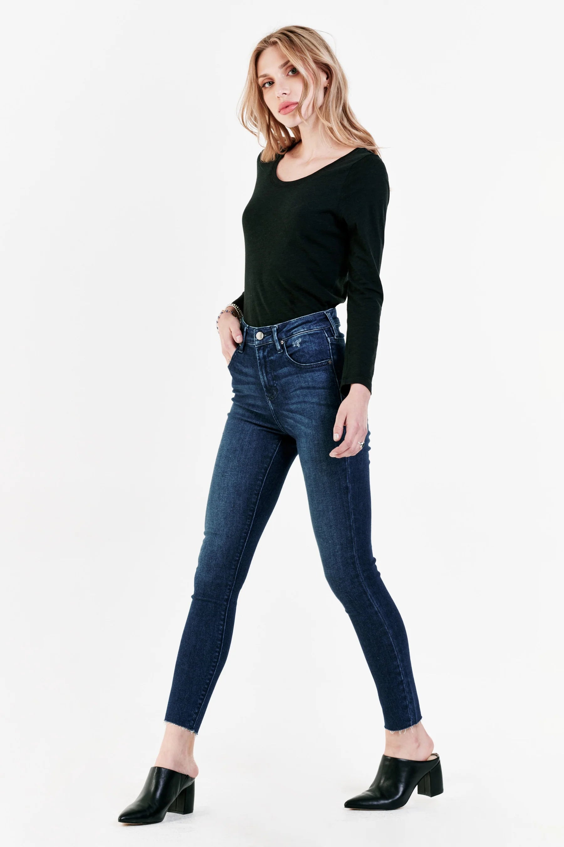 Women's denim jeans near best places-Dear John Denim Olivia Super High Rise Ankle Skinny Jeans West Point