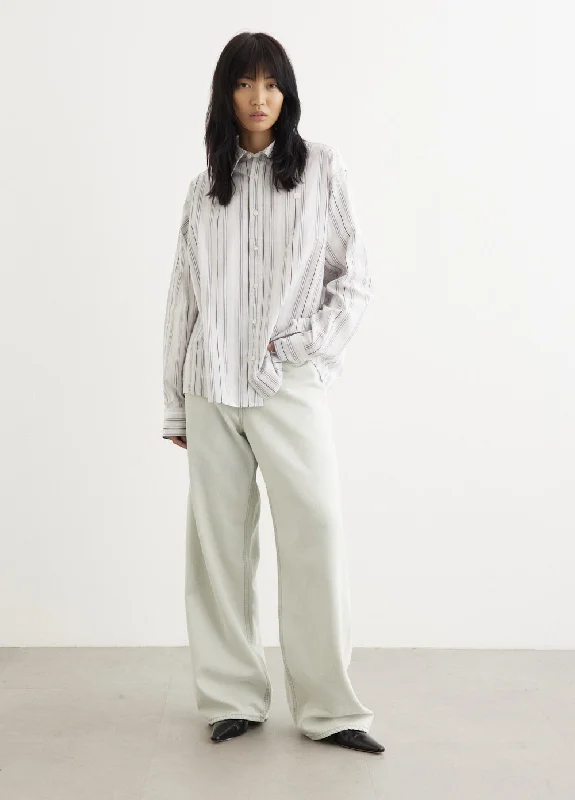 Women's denim jeans with a girlfriend fit-1981F Loose Jeans