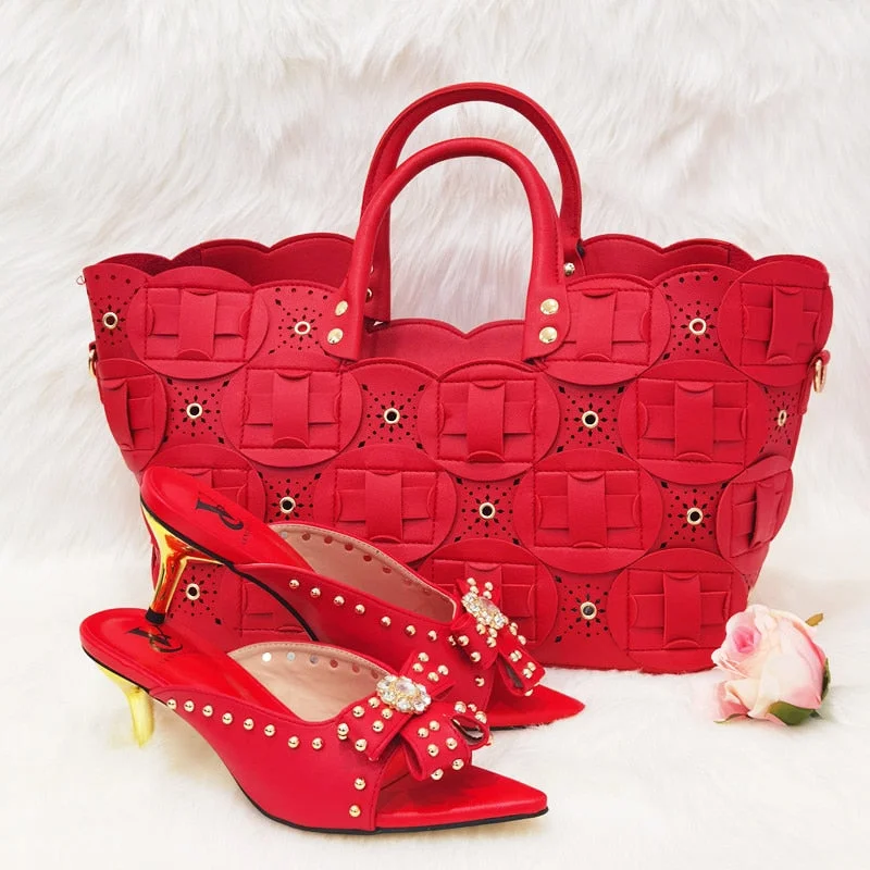 Style Women Shoes and Bag to Match in Color matching