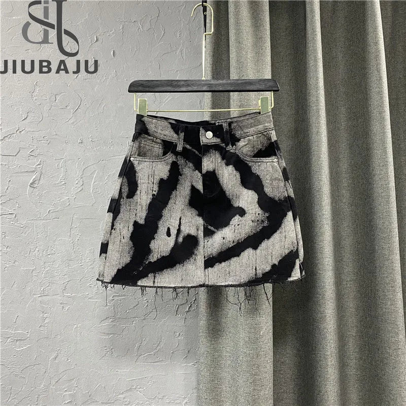 Women's sporty denim skirts for active lifestyle -2023 Fashion Women New Design Stylish Vintage Women Streetwear High Waist Mini Tassel Washed Jeans Skirts Women's sporty denim skirts for active lifestyle -2023 Fashion Women New Design Stylish Vintage Women Streetwear High Waist Mini Tassel Washed Jeans Skirts