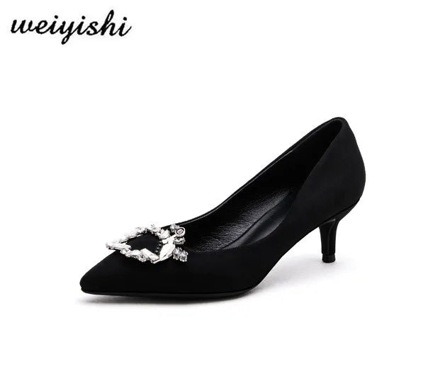 Versatile Heeled Sandals for Any Occasion---women fashion shoes. lady shoes, JRJK brand 021