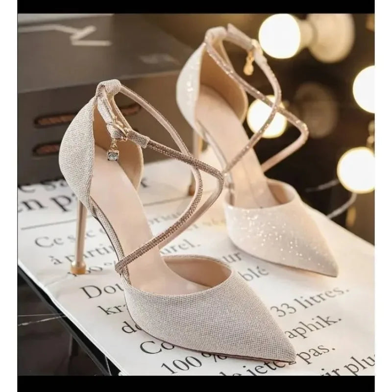 Stiletto Heel Pumps with Perfect Fit--fashion summer women Stiletto High Heels pumps Ladies Pointed Toe Shallow-Fashionable & Classic