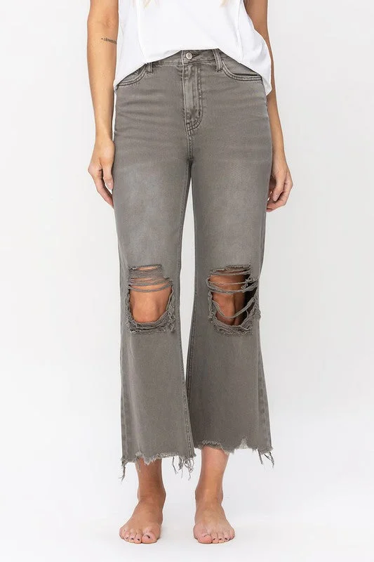 Women's denim jeans new collection-Vervet 90S Vintage Crop Flare