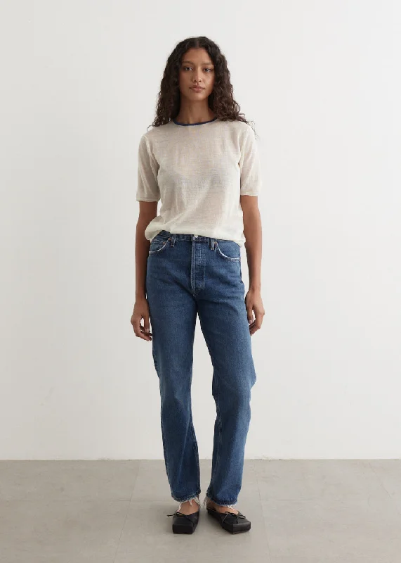 Women's denim jeans with stretch-90's Pinched Waist Jeans
