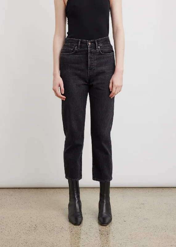 Women's denim jeans with a support cause design embellishment-Mece Jeans
