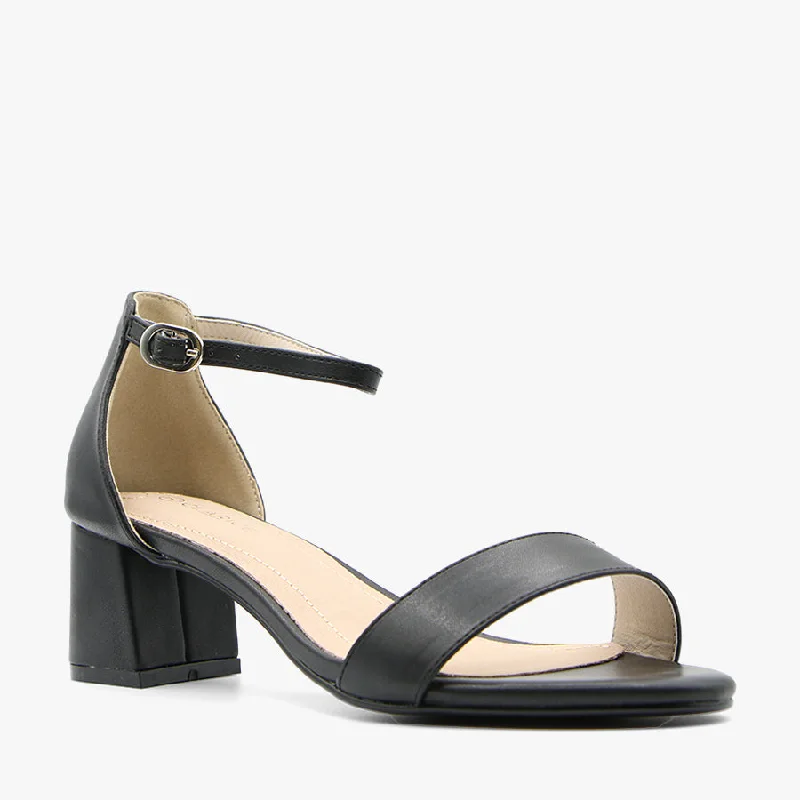 Versatile Heeled Sandals for Any Occasion---ADOOR BLACK