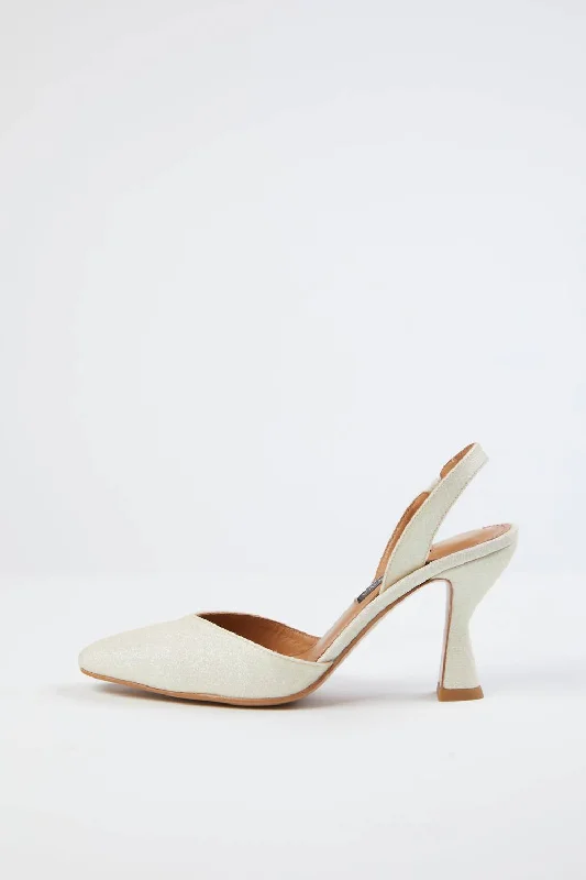 Versatile Heeled Sandals for Any Occasion---Agatha Heels In Champagne