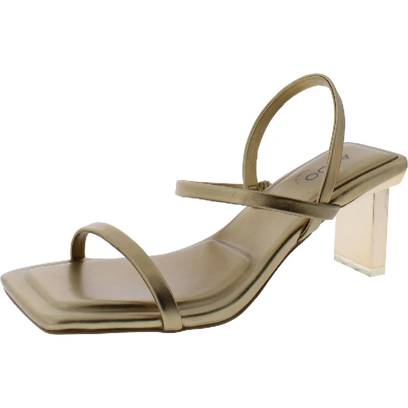 Stylish Ankle Strap Heels for Women--Aldo Womens Bhfo Padded Insole Faux Leather Ankle Strap