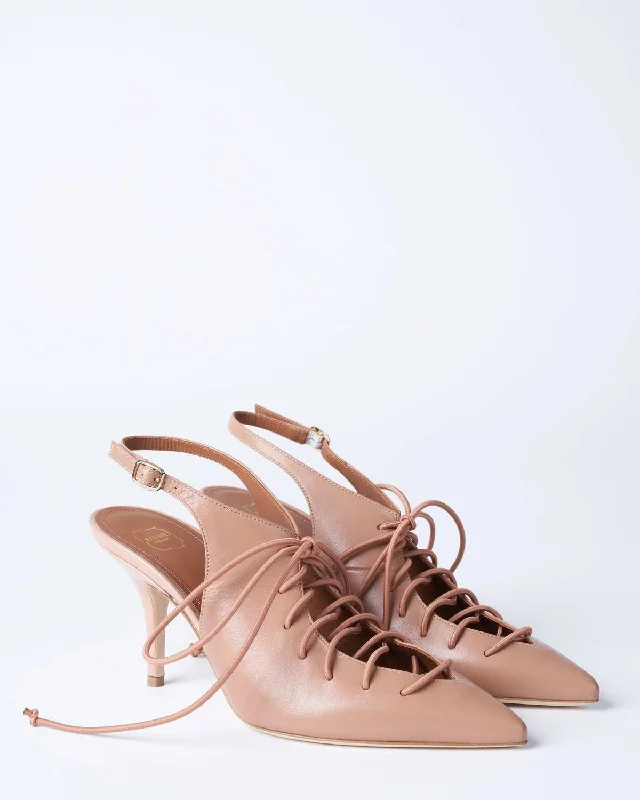 Versatile Heeled Sandals for Any Occasion---Alessandra 70 Heel In Nude