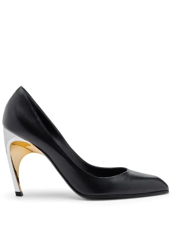 Versatile Heeled Sandals for Any Occasion---Alexander Mcqueen With Heel Black