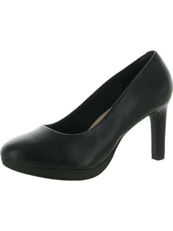 Versatile Dress Heels for Formal and Casual Wear---Ambyr Joy Womens Leather Dressy Pumps