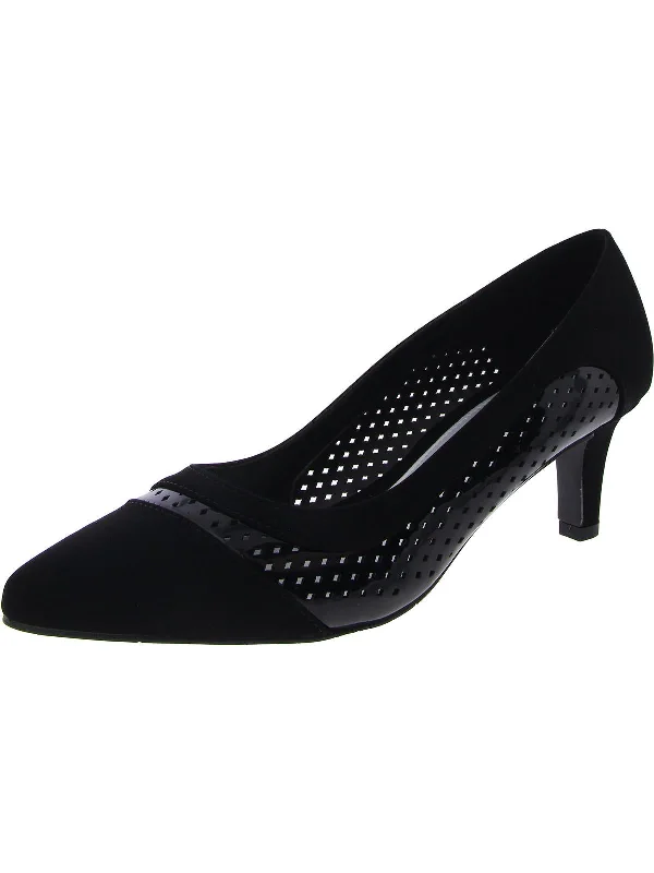 Stiletto Heel Pumps with Perfect Fit--Ansen  Womens Faux Leather Pointed Toe Pumps-Fashionable & Classic