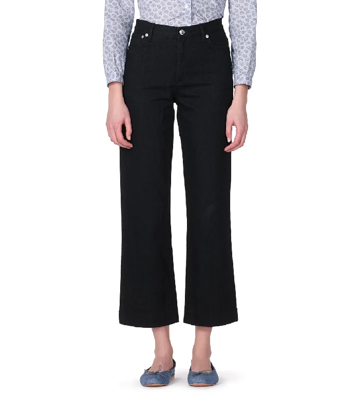 Women's denim jeans with a animal rights change cause design embellishment-Sailor Jeans