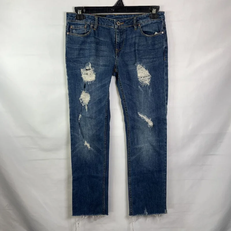 Women's denim jeans with a feather trim-ARMANI EXCHANGE WOMEN'S JEANS 6