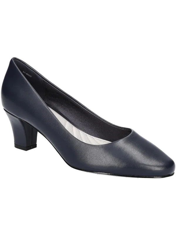 Stylish Slip-On Pumps for Quick Elegance---Ballari  Womens Faux Leather Slip On Pumps