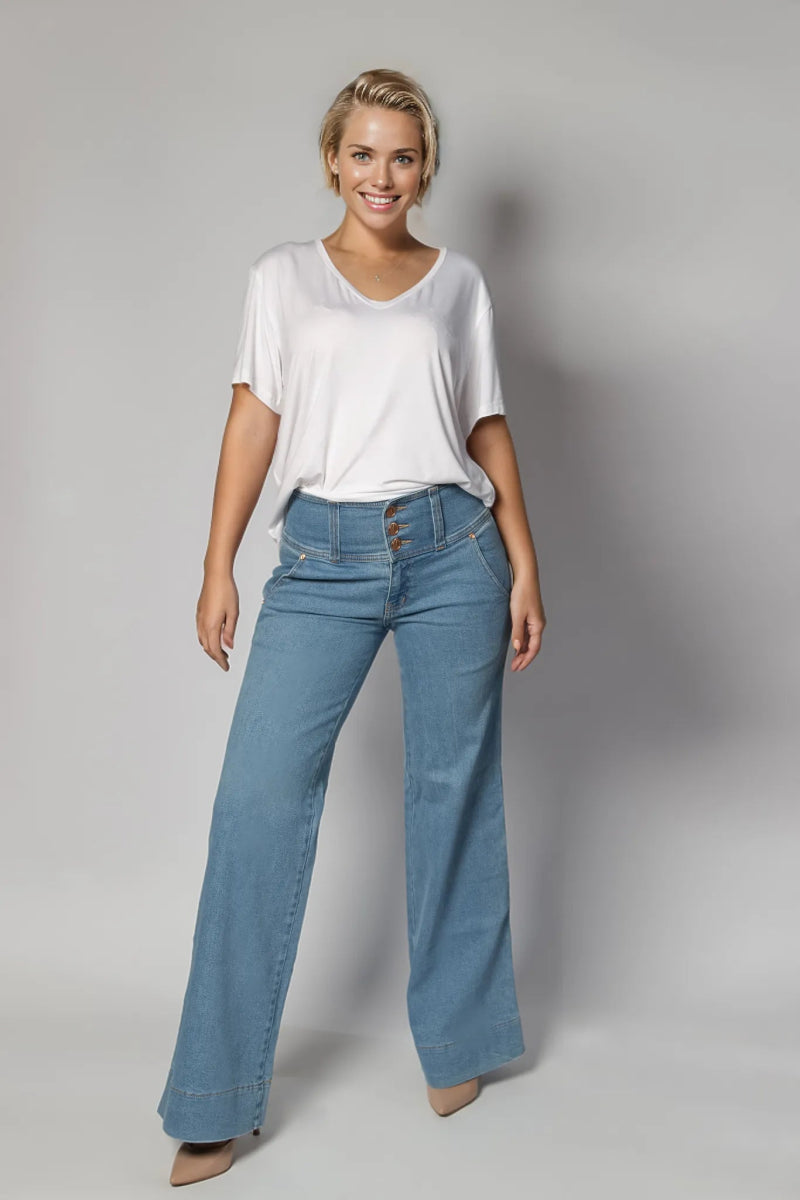 Women's denim jeans jeans online from-Bella Baby Blue Jean