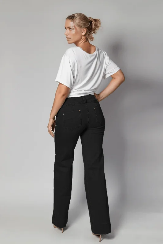 Women's denim jeans sale has styled-Bella Jean Black