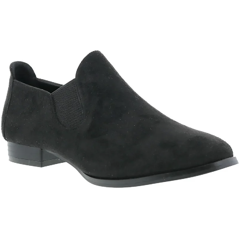 Affordable Suede Ankle Pumps for All-Day Wear--Bellini Womens Brynn Faux Suede Loafer Slip-On Sneakers