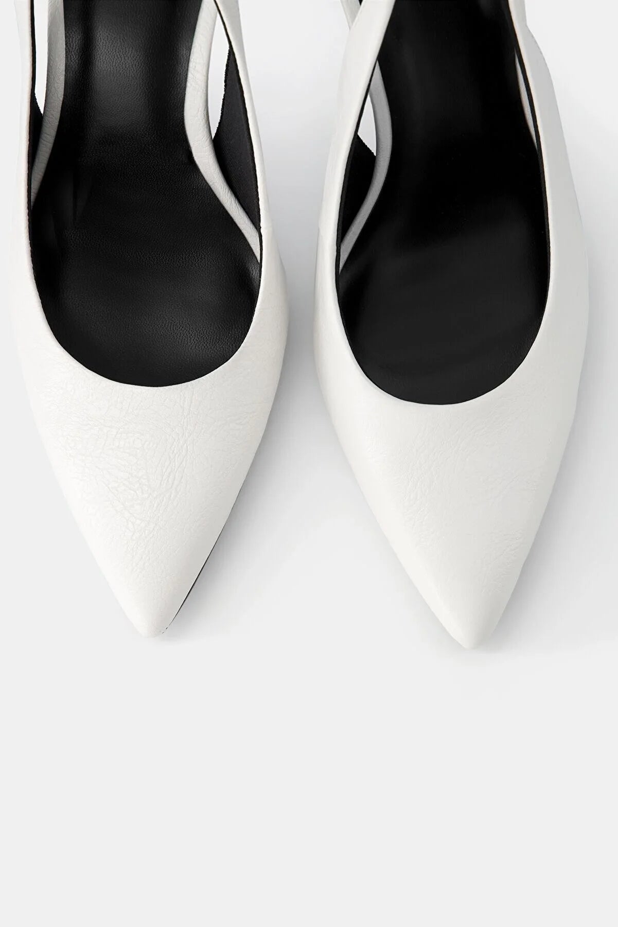 Stiletto Heel Pumps with Perfect Fit--Bershka Women's  White Stiletto Heels-Fashionable & Classic