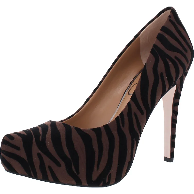 Brown/Black Velvet Flocked Zebra