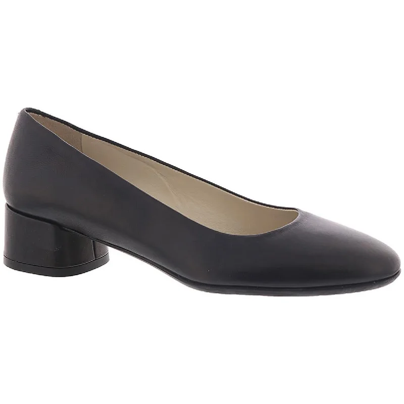 Stylish Slip-On Pumps for Quick Elegance---Record Womens Leather Slip On Pumps