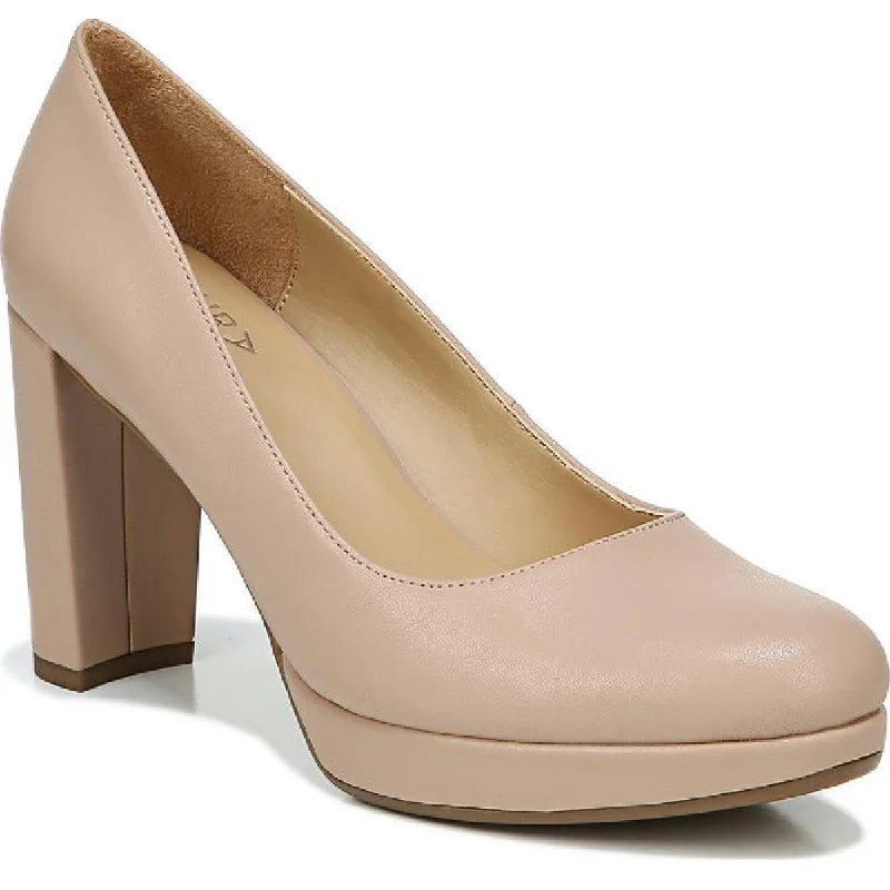 Stylish Slip-On Pumps for Quick Elegance---Berlin Womens Comfort Insole Slip On Platform Heels