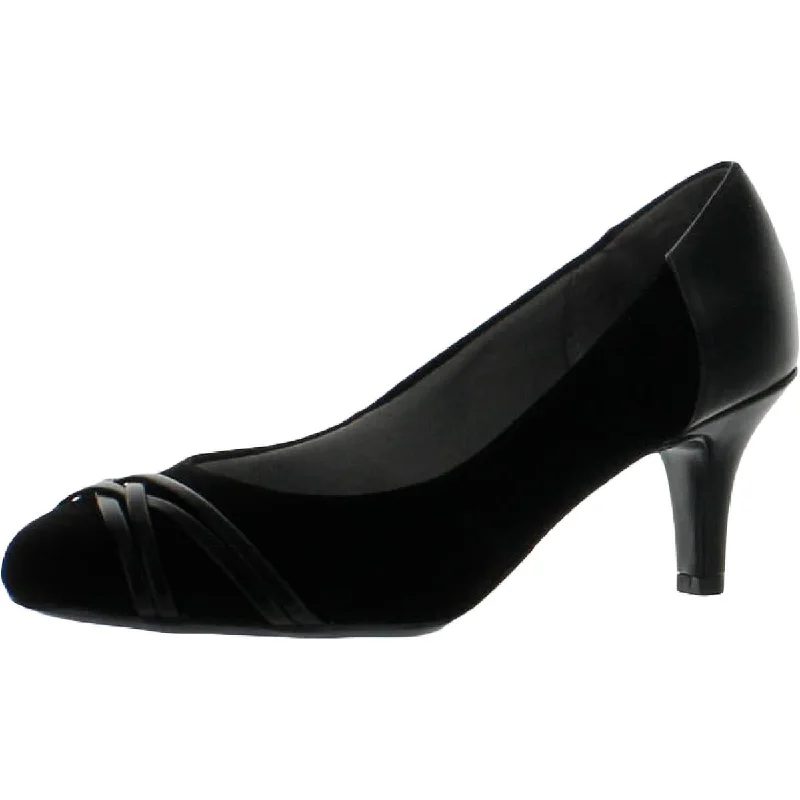 Versatile Dress Heels for Formal and Casual Wear---Pascal Womens Comfort Insole Slip On Dress Heels