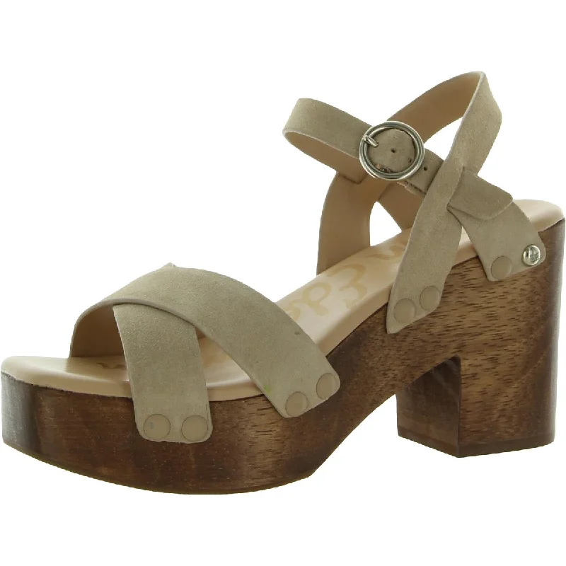 Versatile Heeled Sandals for Any Occasion---Josefine Womens Buckle Wood Heels