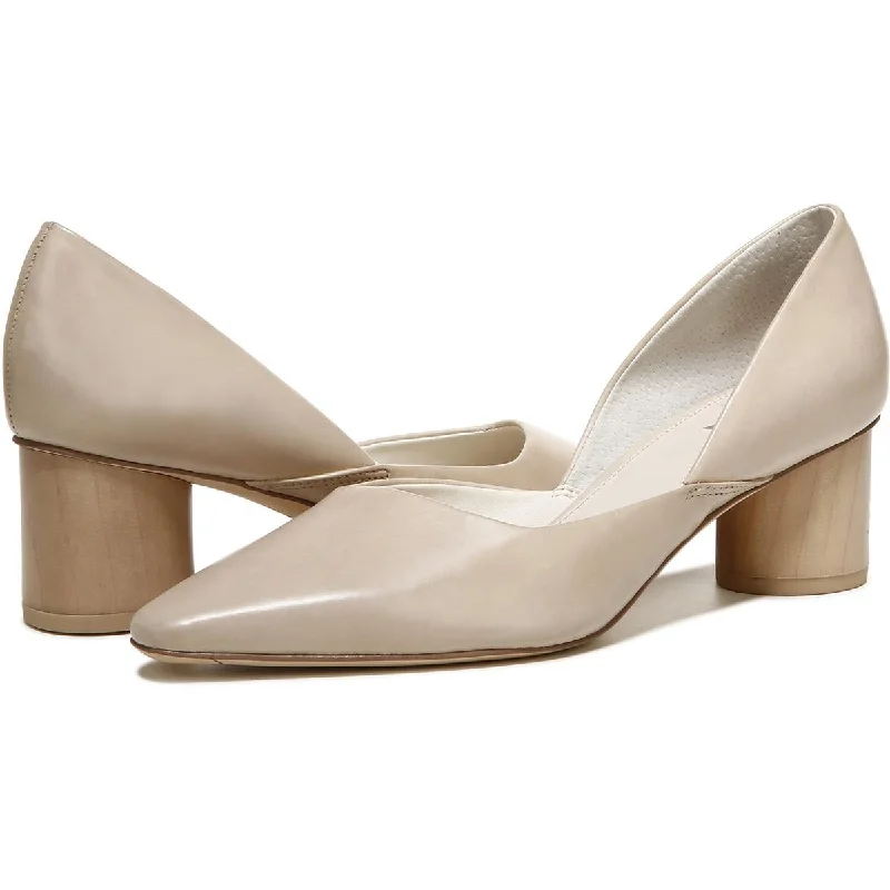 Trendy D'Orsay Pumps for Fashion-Forward Women---Rita Womens Leather Padded Insole D'Orsay Heels