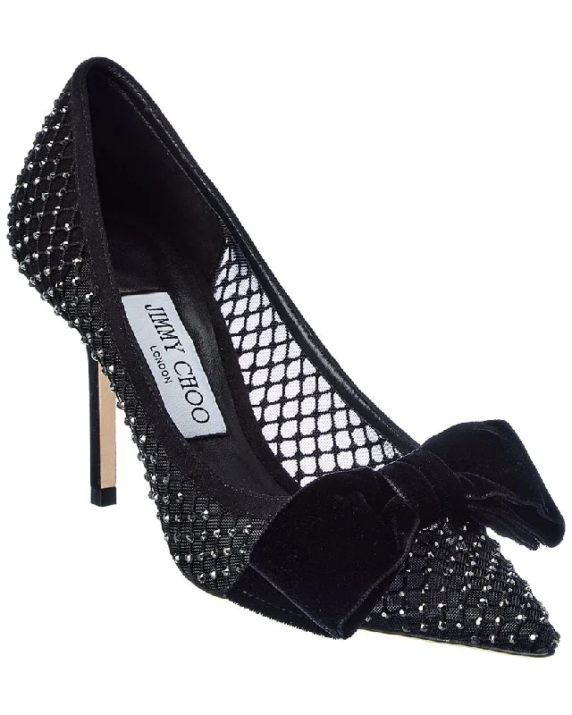 Affordable Suede Ankle Pumps for All-Day Wear--Jimmy Choo Love 85 Mesh & Suede Pump