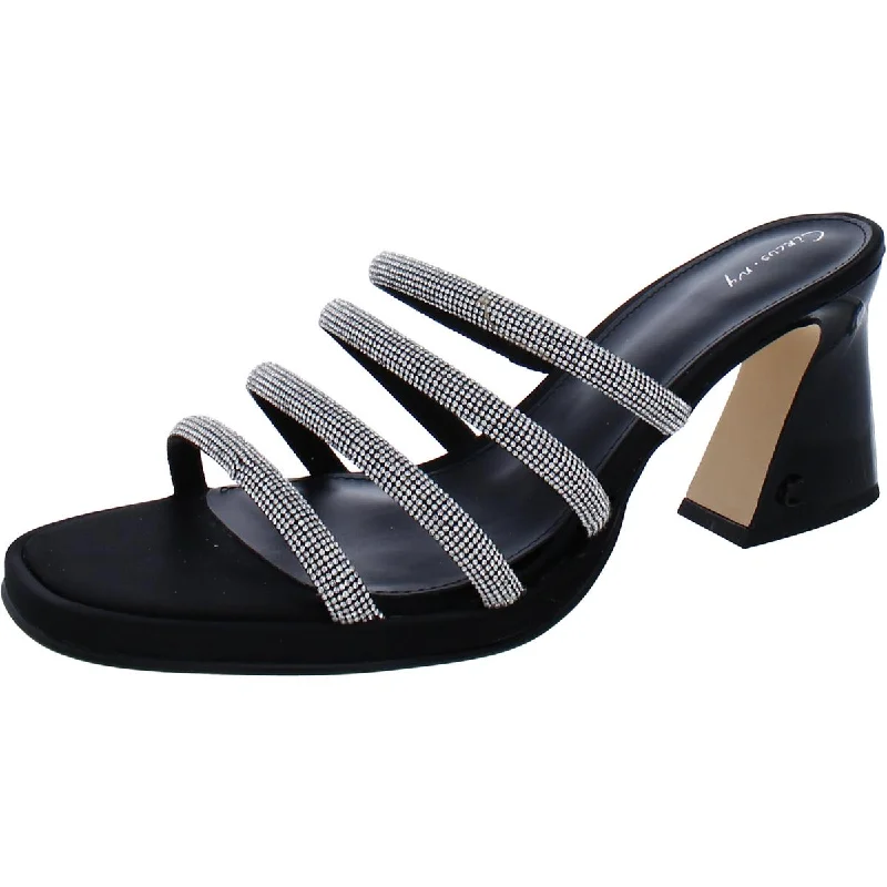 Heddie Womens Metallic Strappy Heels---Affordable Strappy Platform Heels with Premium Quality